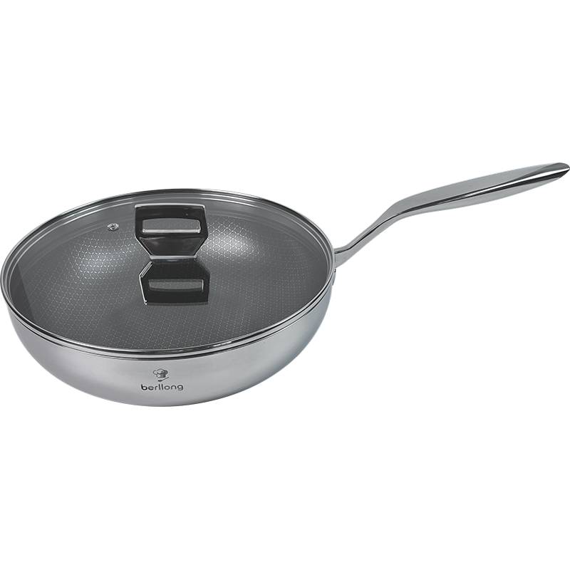 უჟანგავი ფოლადის ვოკის ტაფა BERLLONG BSSW- 0162